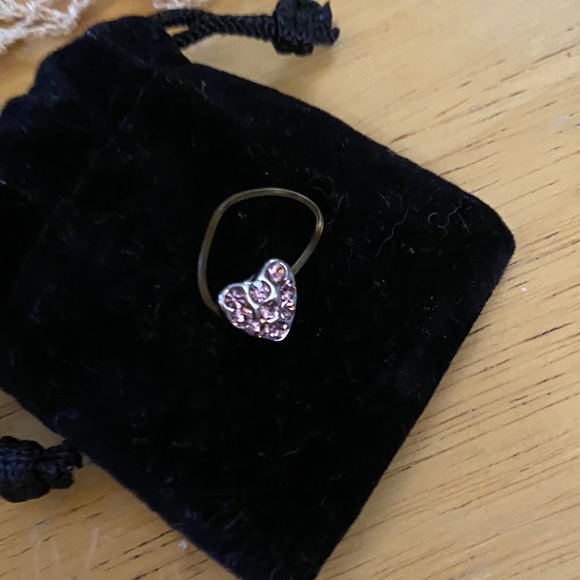 Pink Flower and Heart Rings - Picture 2 of 4